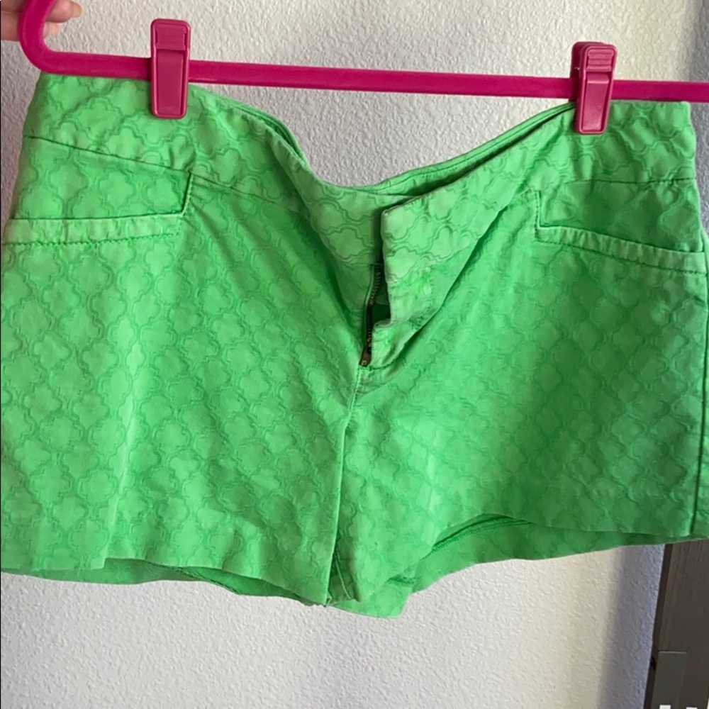 Lilly Pulitzer green shorts